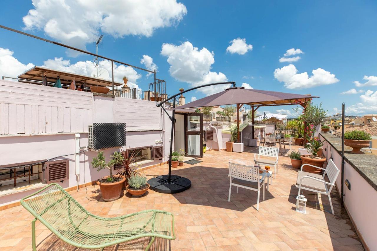 Iflat Penthouse In Campo De' Fiori Leilighet Roma Eksteriør bilde